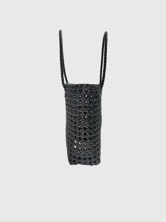 ブラック スカル ハンドバッグ