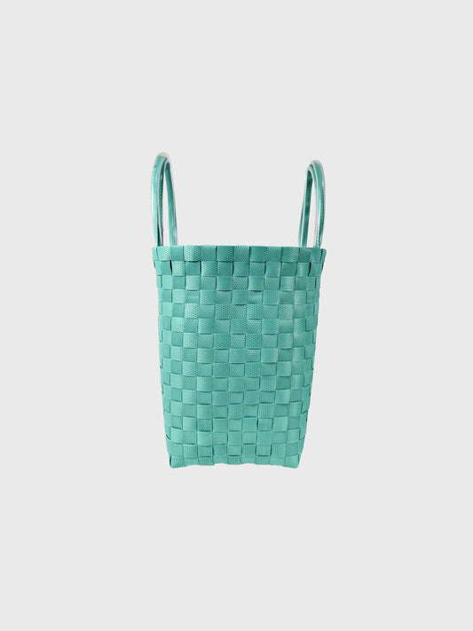 グリーン エンボス ハンドバッグ M