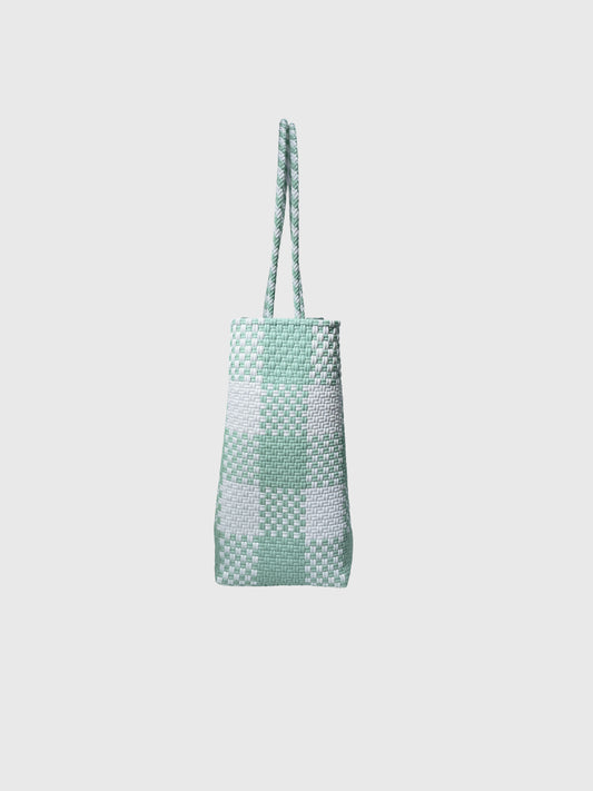 レタ トートバッグ セージ ホワイト