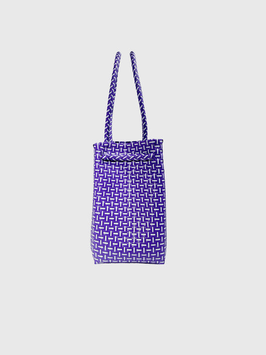 パープル ジャリ トートバッグ