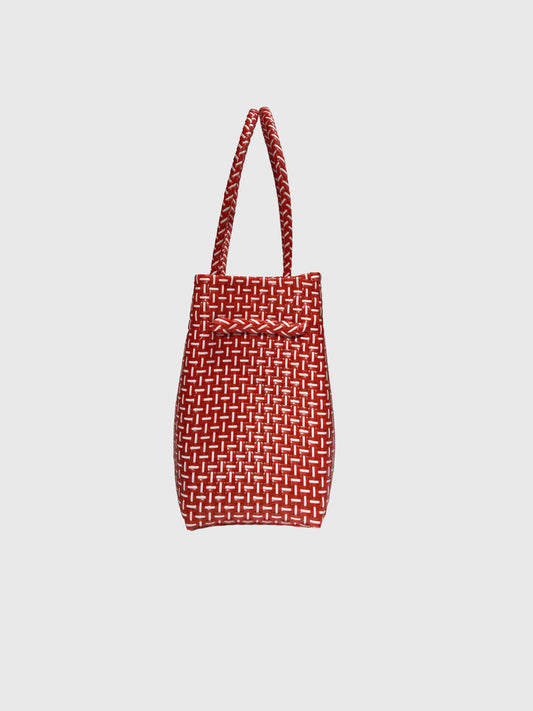 レッド ジャリ トートバッグ