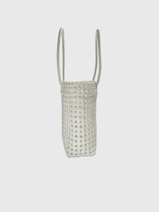 ホワイト スカル ハンドバッグ