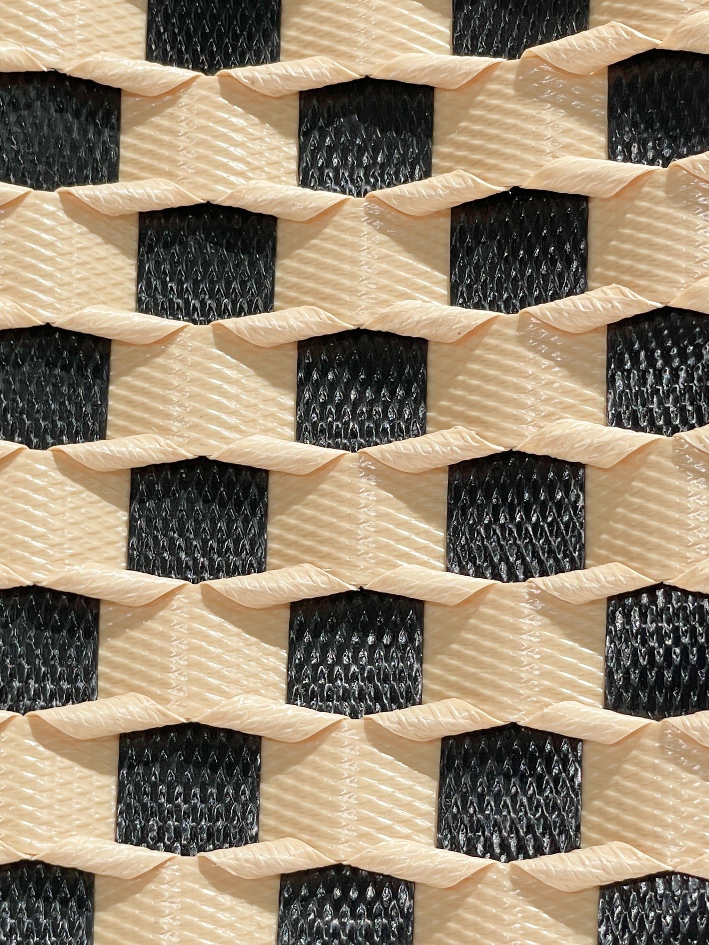 ブラック ベージュ エンボス ハンドバッグL