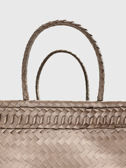 ブラウン ランドスケープ ルリック ハンドバッグ