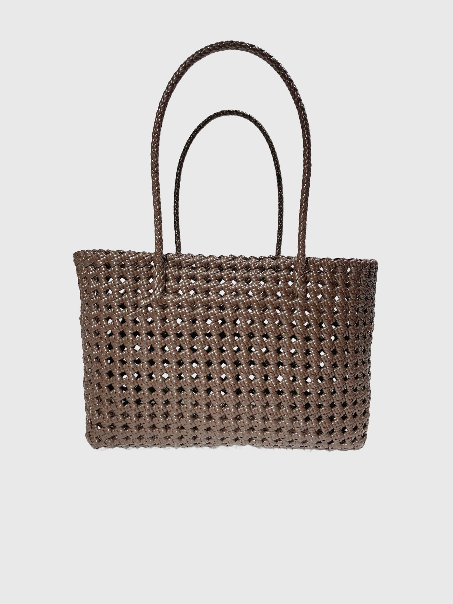 ブラウン ペティ ハンドバッグ