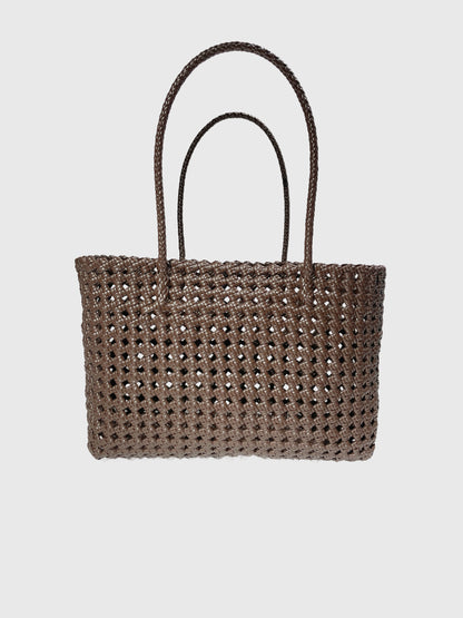 ブラウン ペティ ハンドバッグ