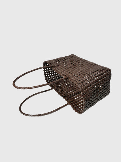 ブラウン ペティ ハンドバッグ