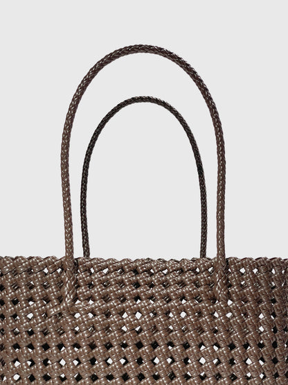 ブラウン ペティ ハンドバッグ